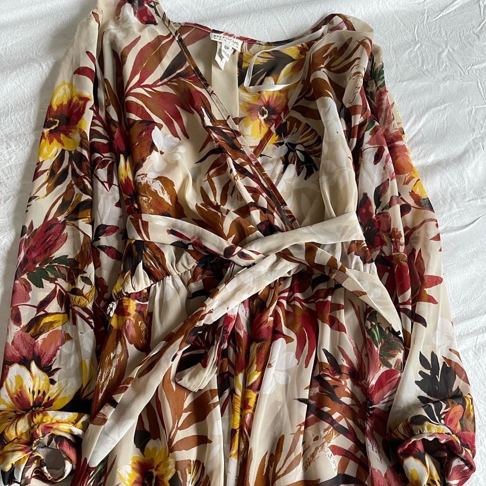 Earth tones maxi dress